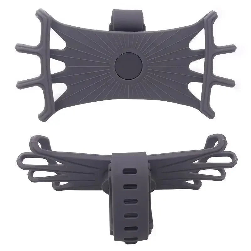Soporte giratorio de silicona para teléfono móvil, accesorio de seguridad para bicicleta y motocicleta, 360